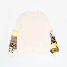 5G Cotton Knit HIPPIE SLEEVE Sweater - Ecru