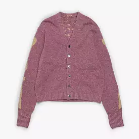 5G Wool BONE Short Cardigan - Light Purple