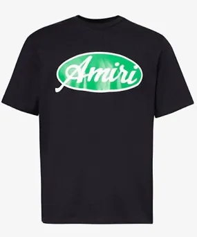 Amiri Mens Black Oval short-sleeves relaxed-fit cotton-jersey T-shirt