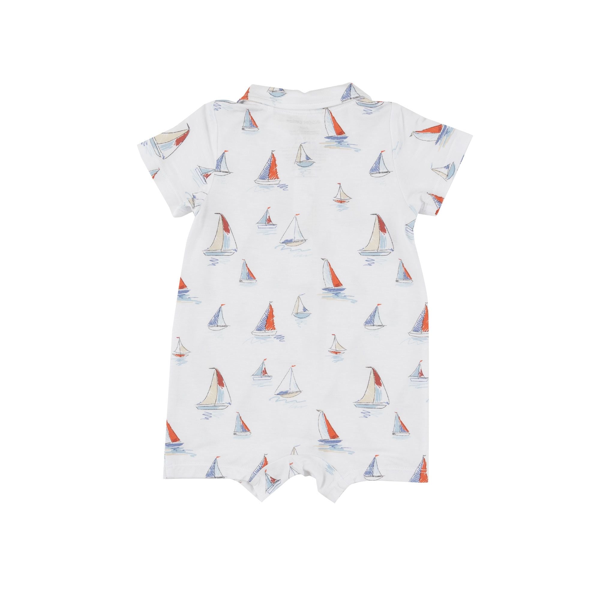 Angel Dear - Sketchy Sailboats Polo Shortie