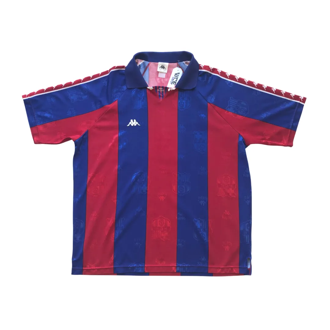 Barcelona Original Kappa 1995 Home Vintage Football Shirt Large