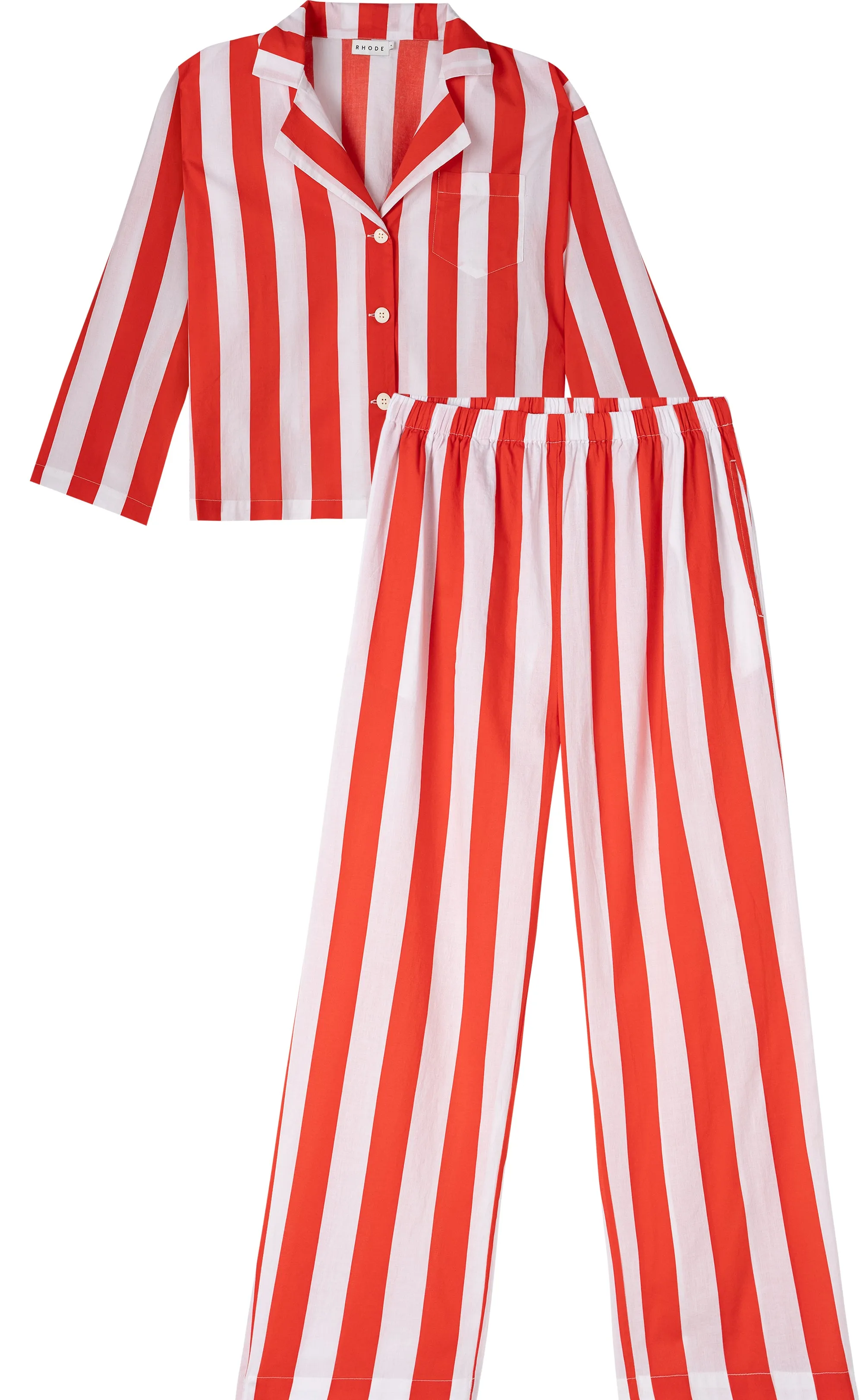 Berto Pajamas | Red Cabana Stripe