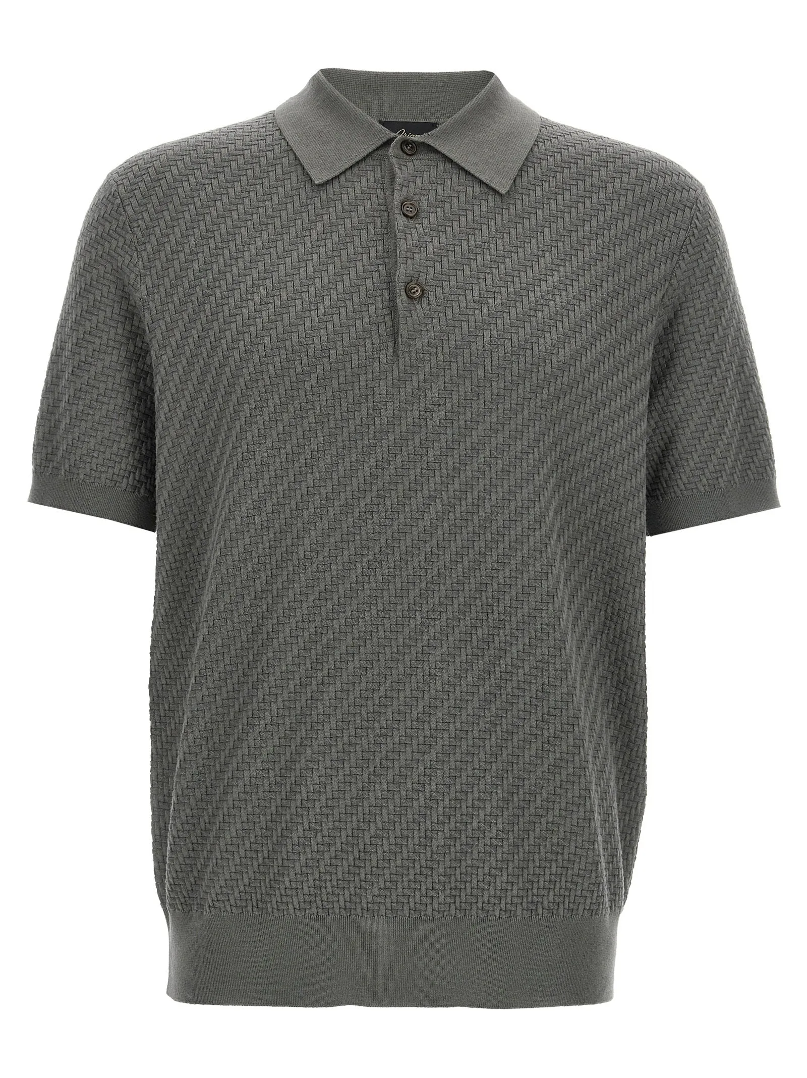 Brioni Knitted Polo Shirt