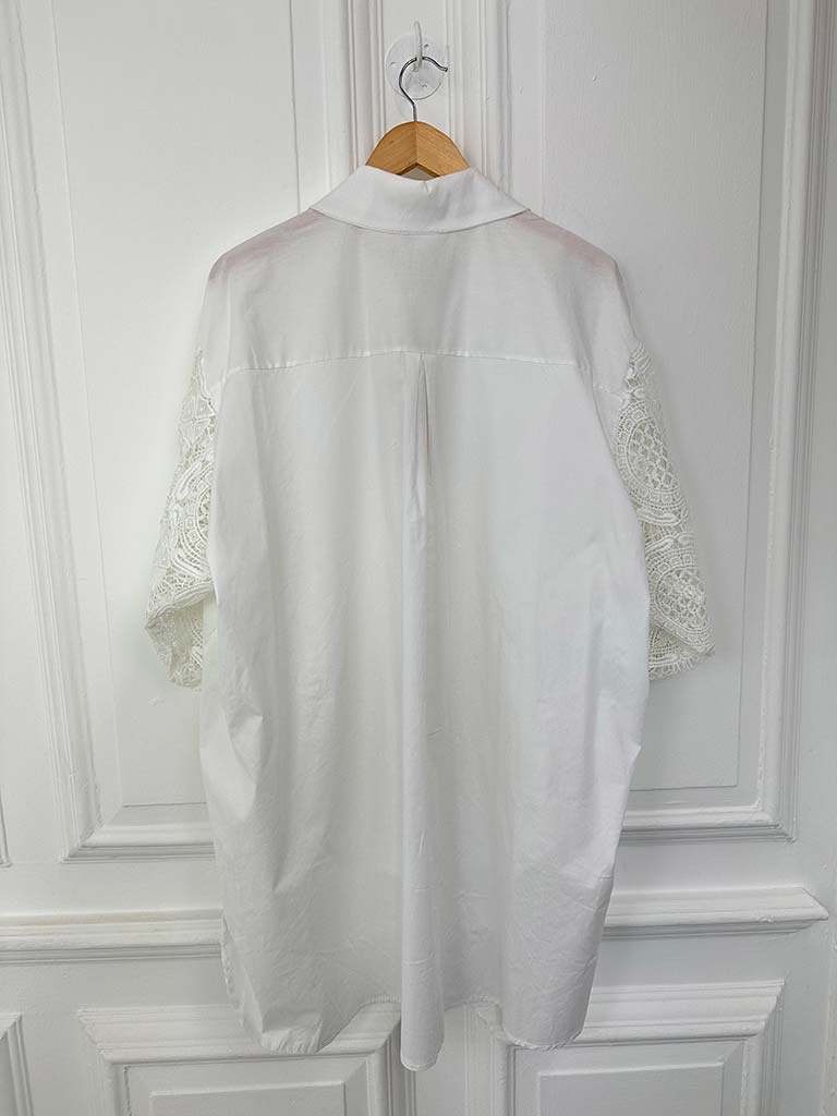 Broderie Anglaise Shirt - Ivory