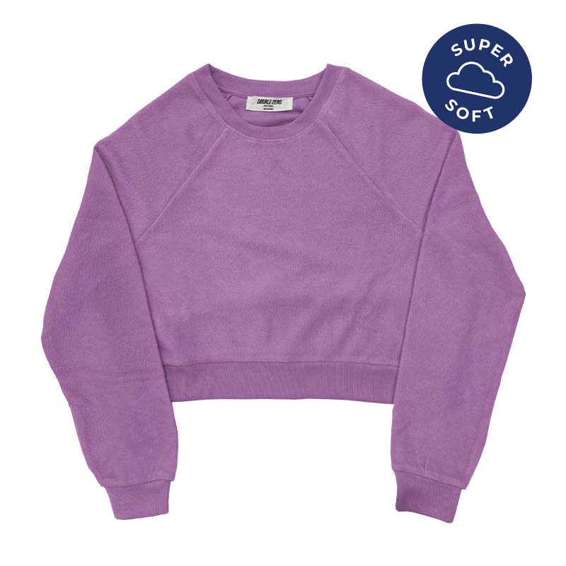 Brushed Fleece Crop Top