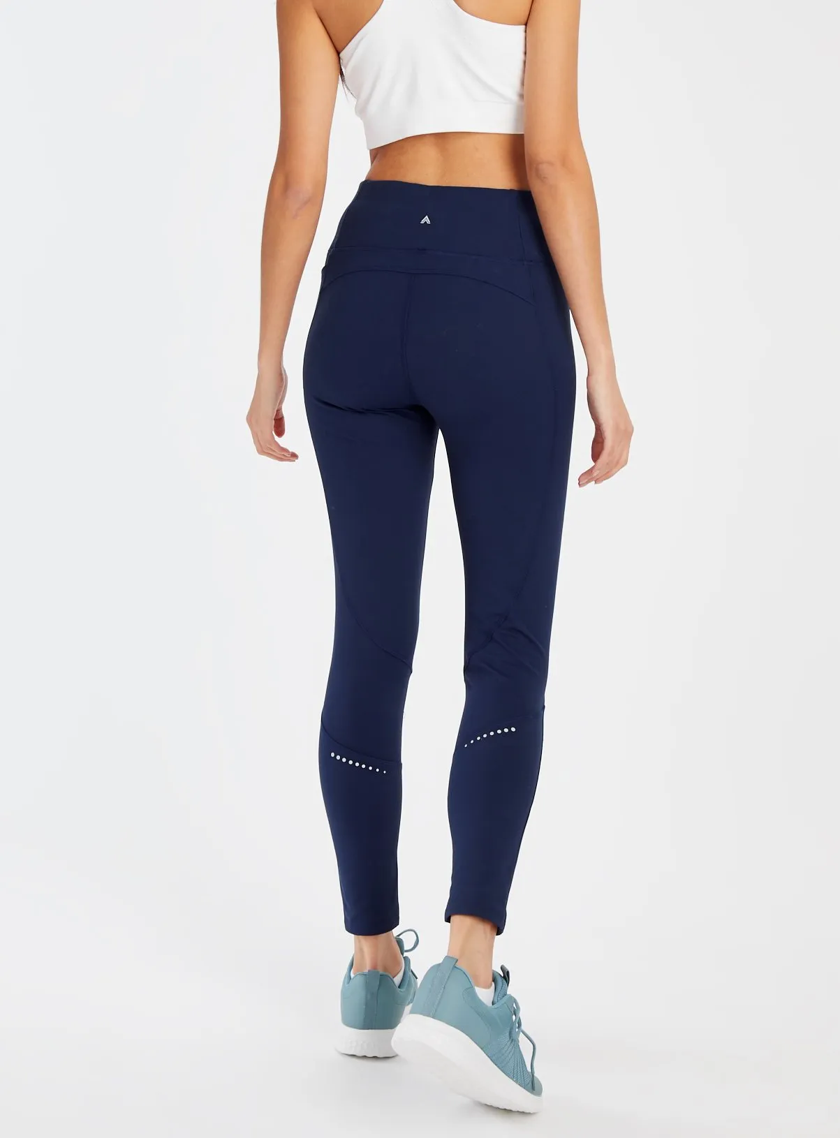 Buy Active Navy Performance Brushed Leggings  XL | Sports leggings | Tu