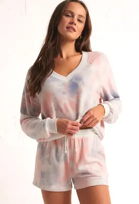 Candy Skies Tie Dye LS Top