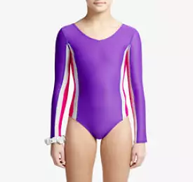 Capezio Girls Long Sleeve Gymnastics Leotard - 11065C