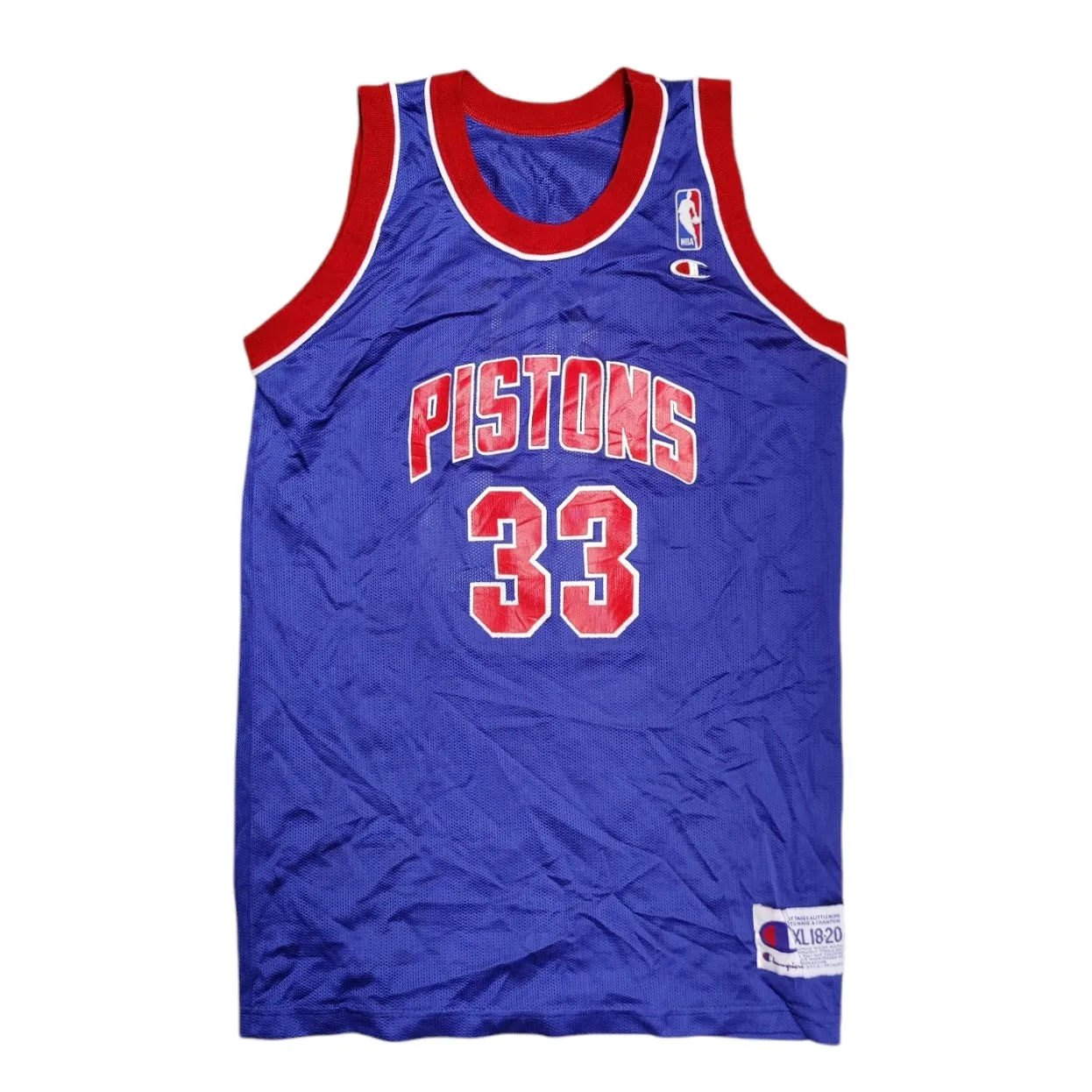 Champion Detroit Pistons Hill #33 Basketball Jersey (Youth)