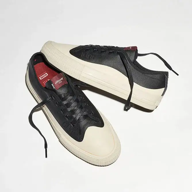 CHAUSSURES GLOBE GILETTE BLACK/CREAM