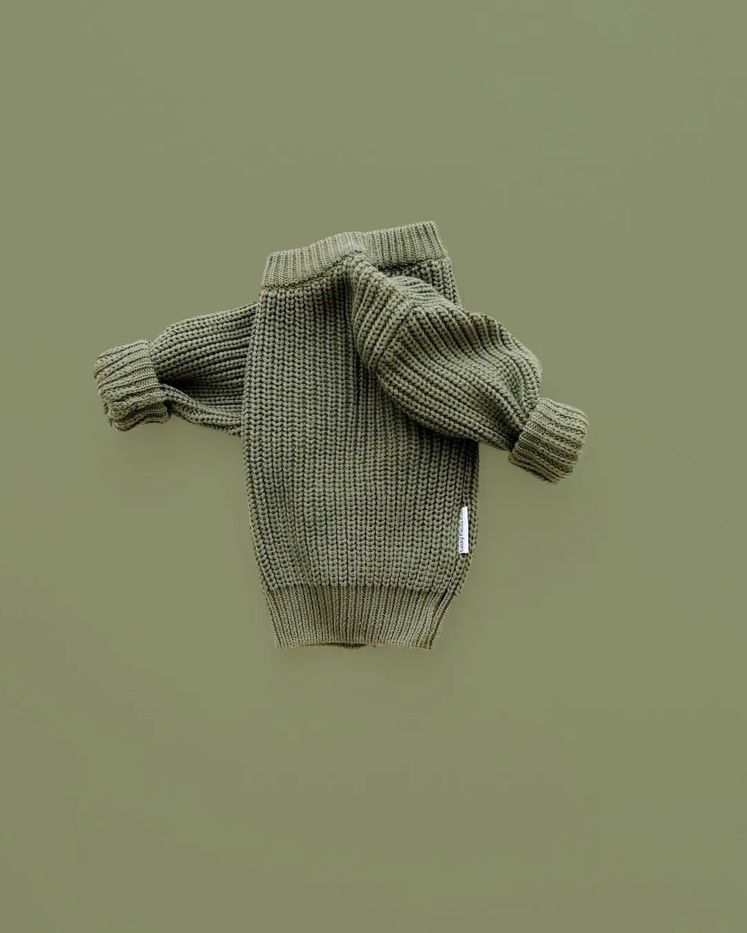 Chunky Knit Sweater | Green