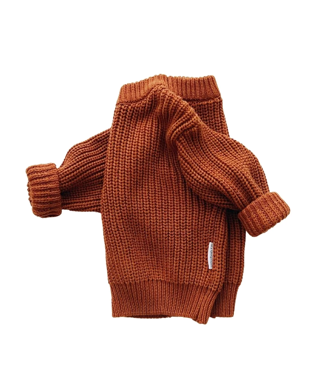 Chunky Knit Sweater | Rust