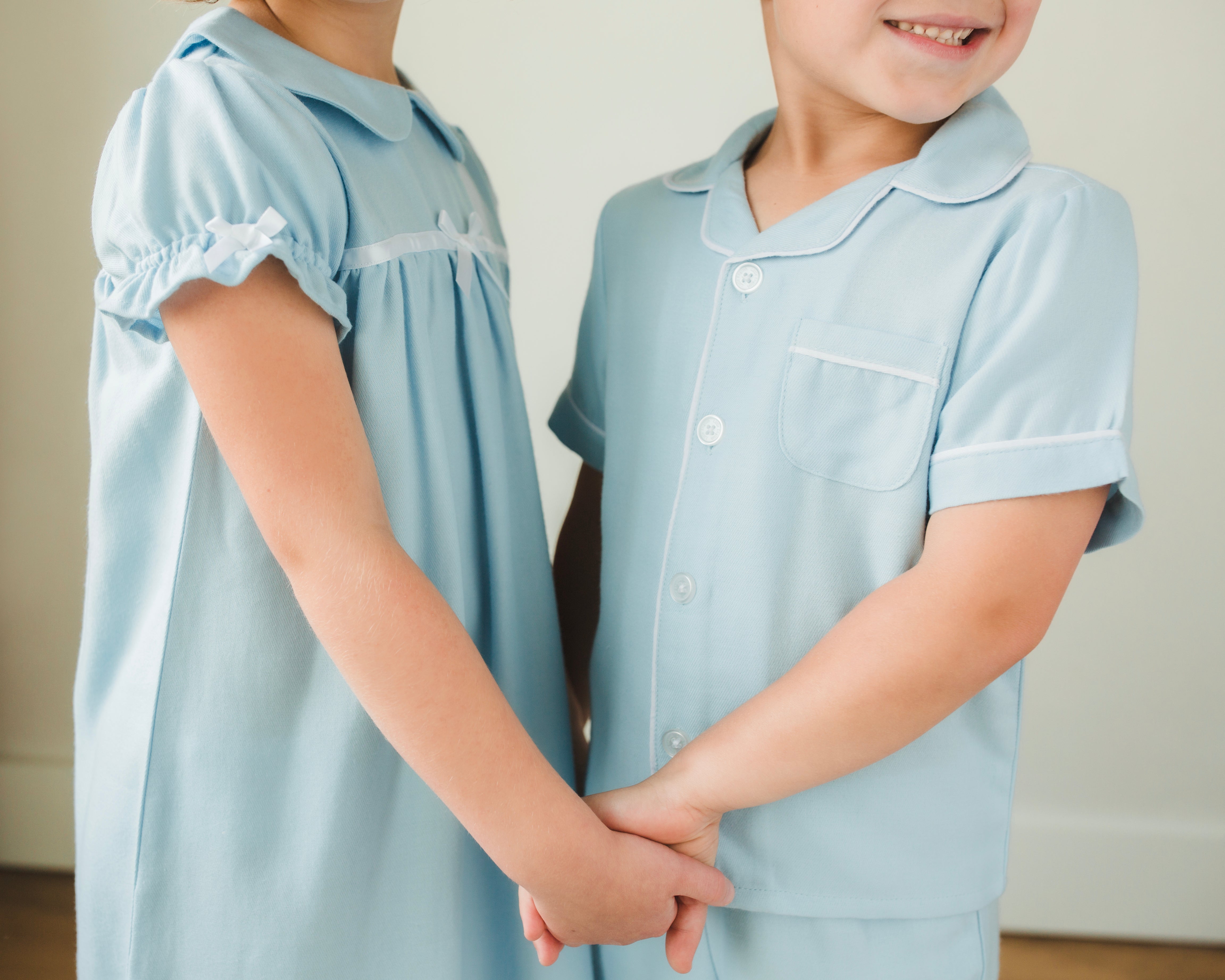 Classic Short Sleeve Nightgown - Light Blue