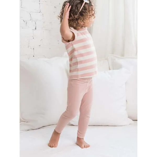 Colored Organics Classic Leggings, Blush