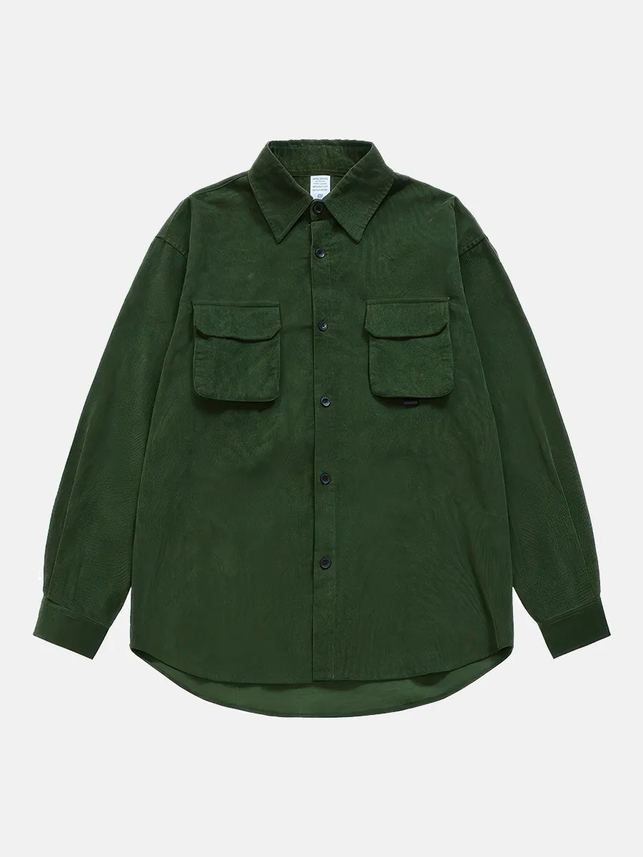 Corduroy Oversize Outerwear Shirt