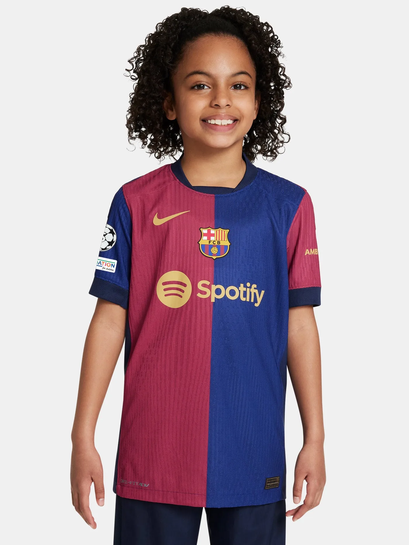 CUBARS | UCL Junior home jersey 24/25 FC Barcelona - Dri-Fit ADV