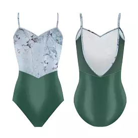 Danse de Paris Chanelle Leotard - Olive Moss