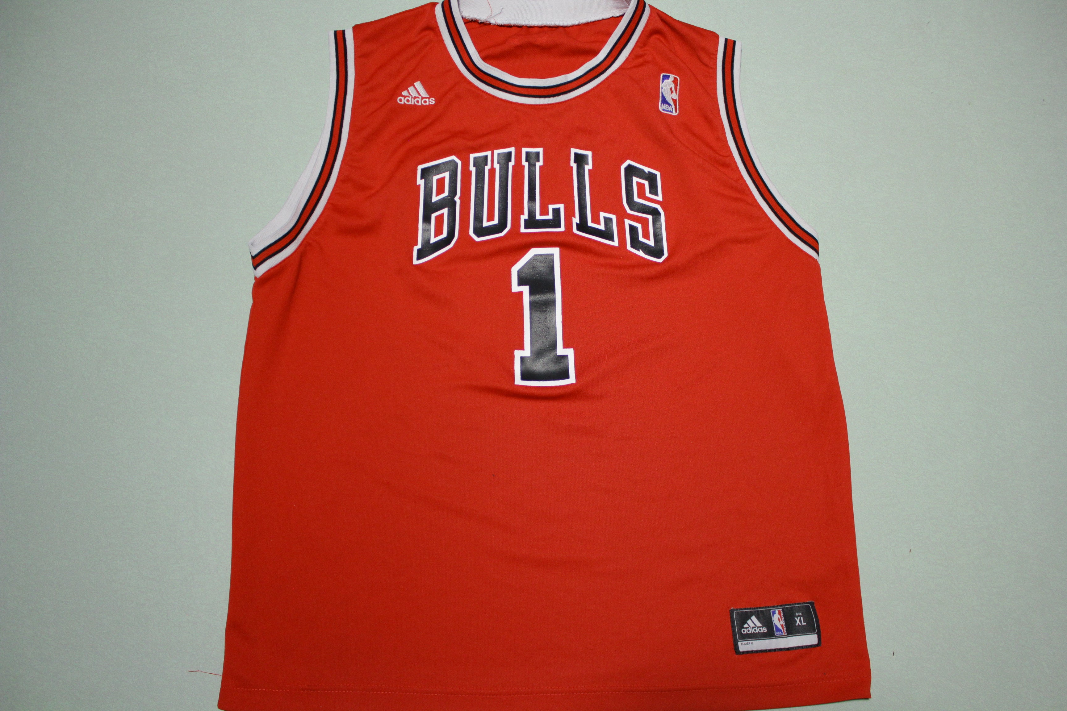 Derrick Rose Chicago Bulls #1 Adidas NBA Basketball Jersey