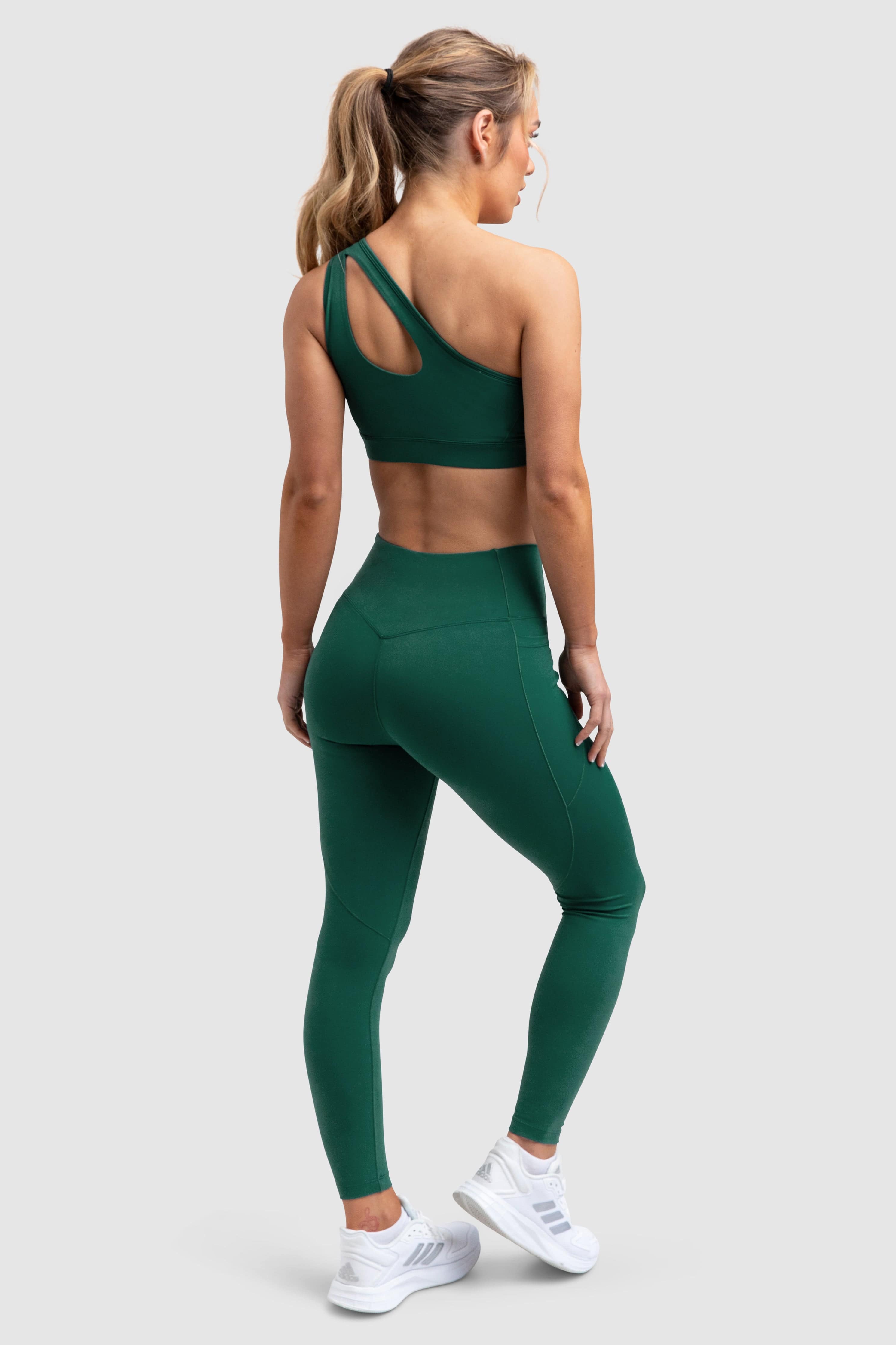 Desire Leggings - Emerald Green