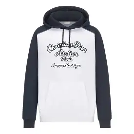 DIOR ATELIER WHITE & NAVY HOODIE