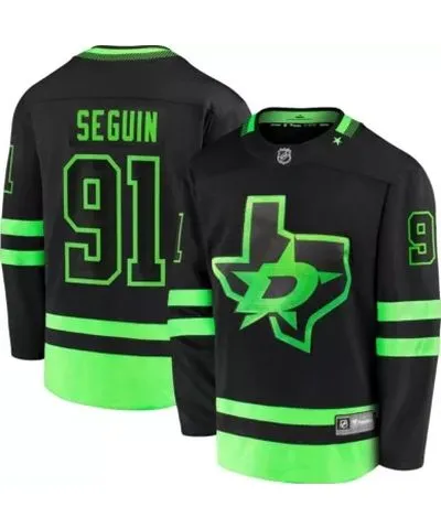 Fanatics Men's NHL Fanatics Tyler Seguin Dallas Stars 2020/21 Alternate Premier Breakaway Player Jersey