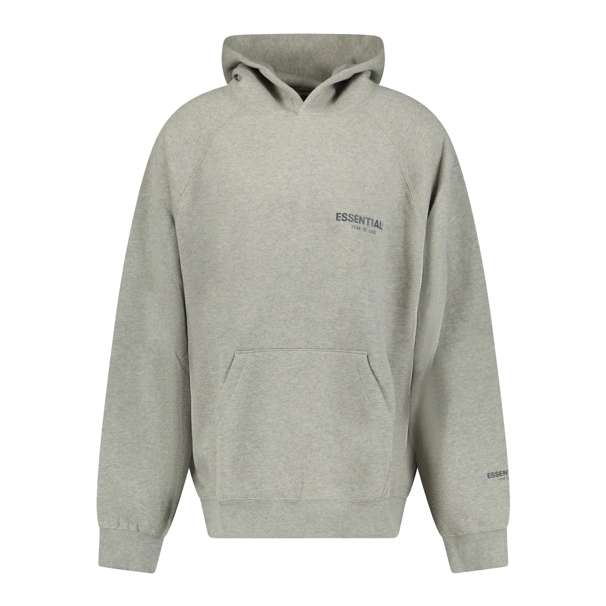 FEAR OF GOD ESSENTIALS ESSENTIALS CORE COLLECTION HOODIE HOODIE (DARK HEATHER) GREY