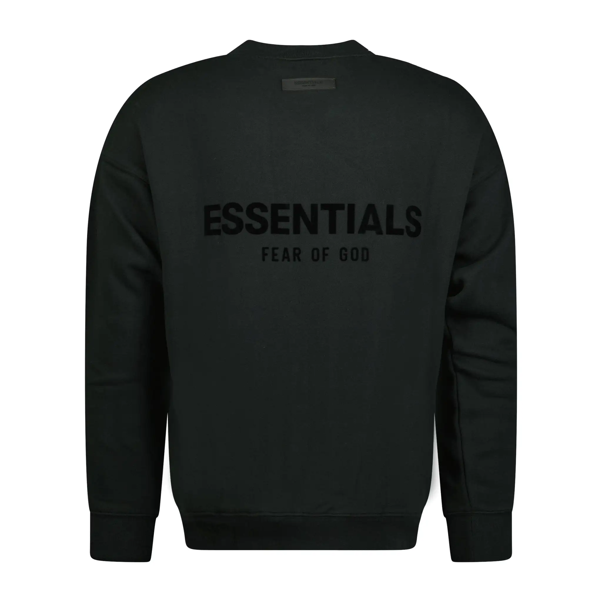 FEAR OF GOD ESSENTIALS ESSENTIALS CREW NECK SWEATSHIRT BLACK