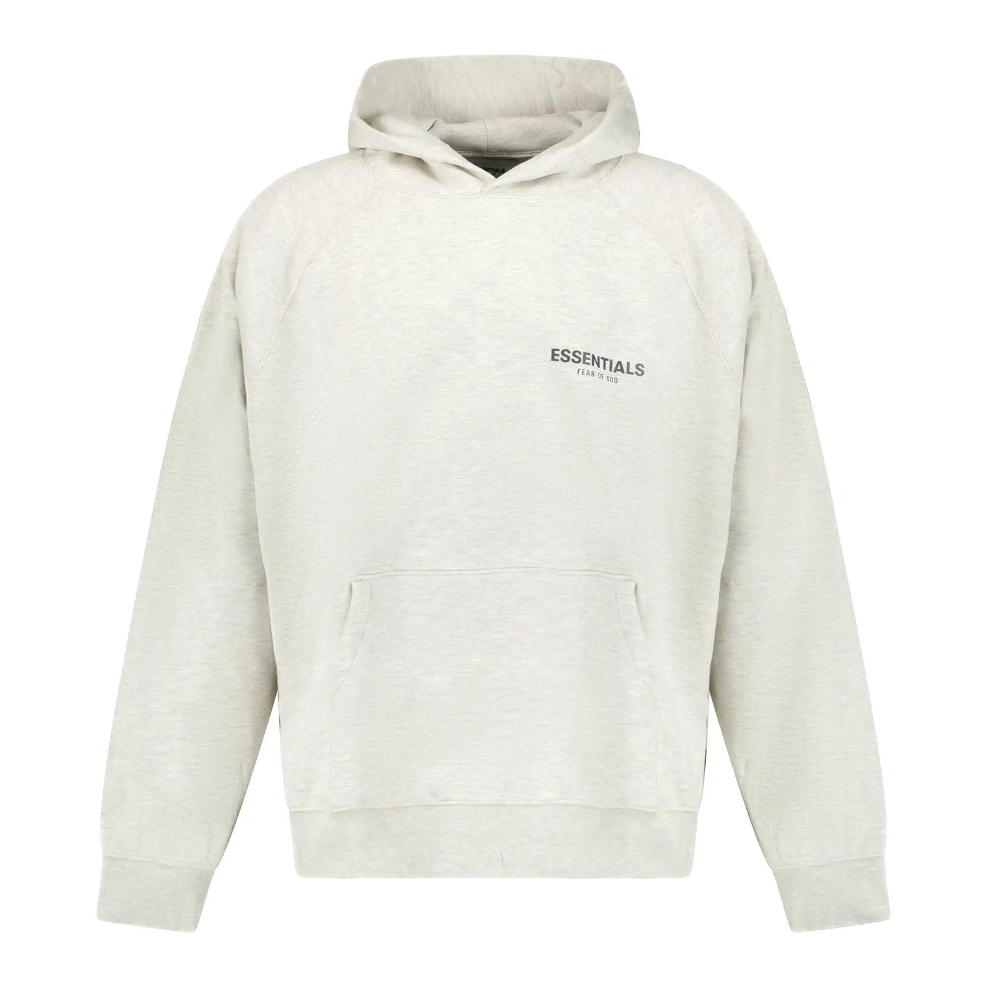 FEAR OF GOD ESSENTIALS ESSENTIALS HOODIE CORE COLLECTION LIGHT OATMEAL - GREY