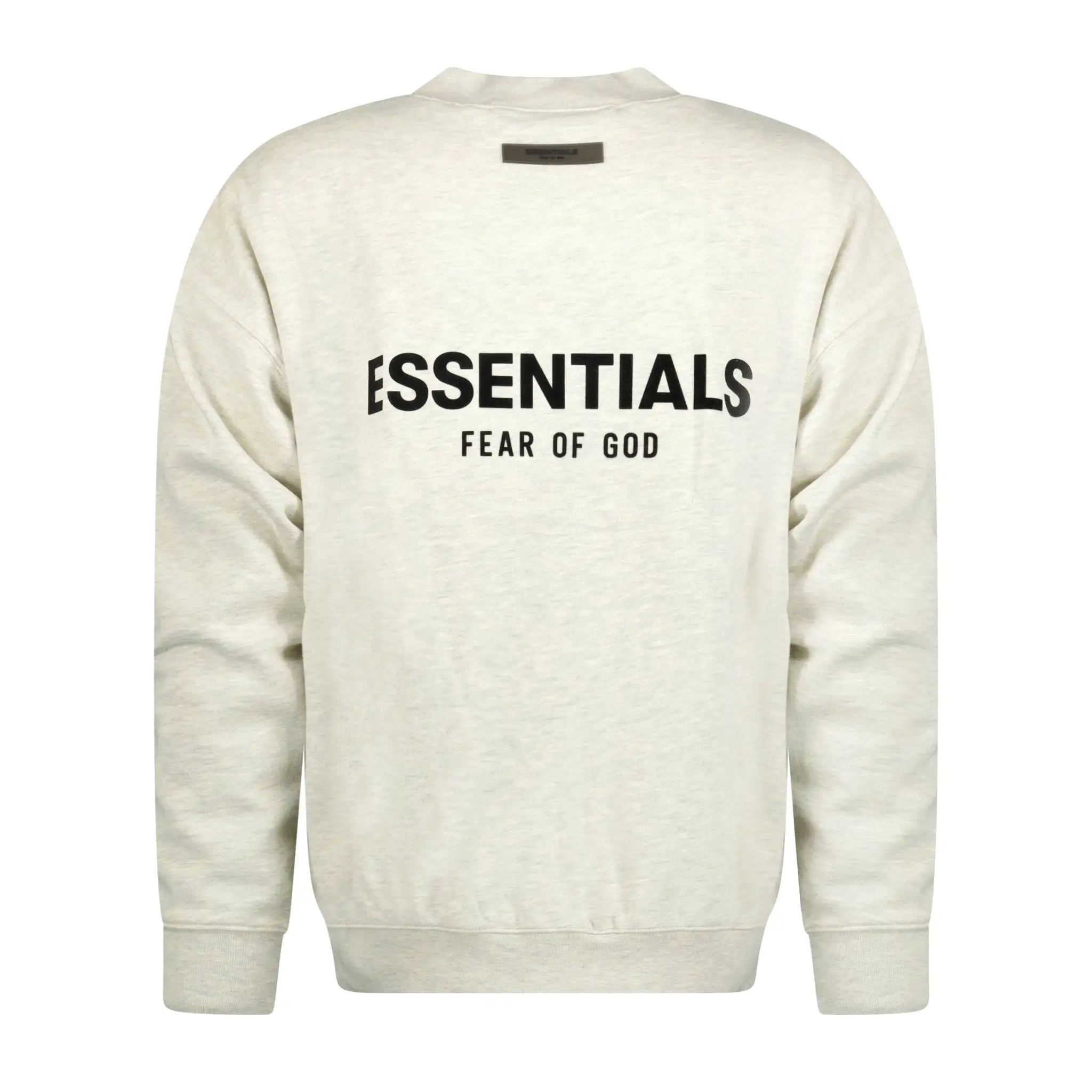 FEAR OF GOD ESSENTIALS PULL-OVER CREW NECK SS22 LIGHT OATMEAL SWEATSHIRT