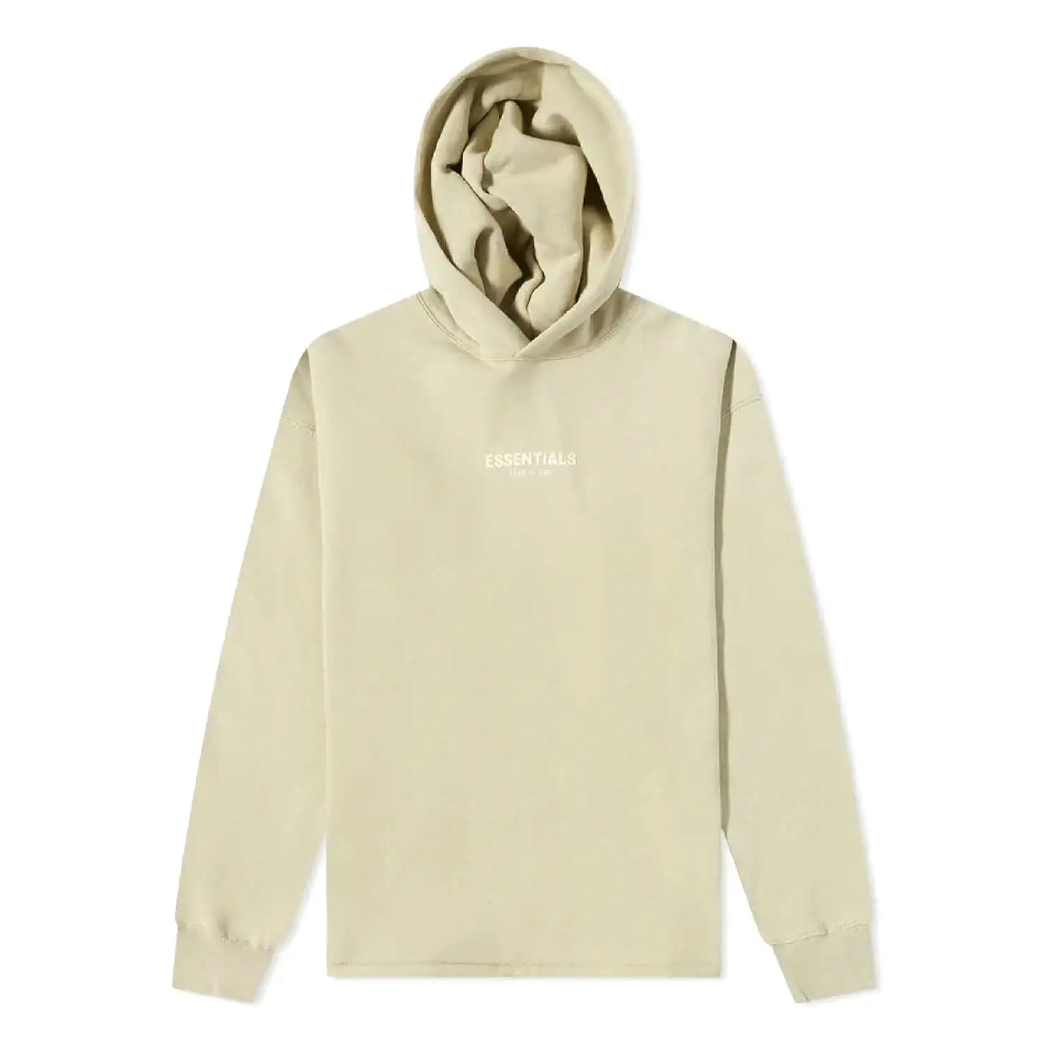 FEAR OF GOD ESSENTIALS PULL-OVER HOODIE RELAXED HOODIE WHEAT