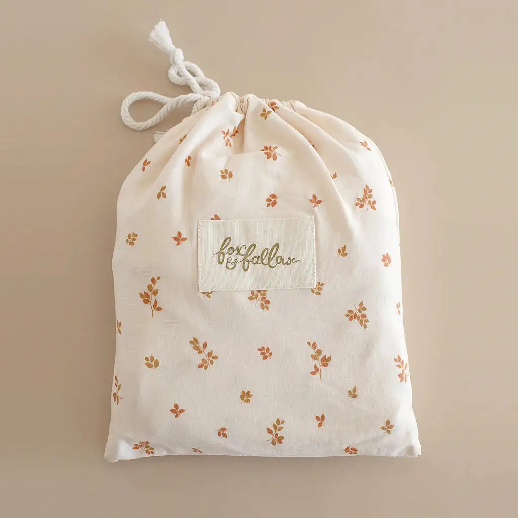 Fox & Fallow Birch Organic Fitted Cot Sheet