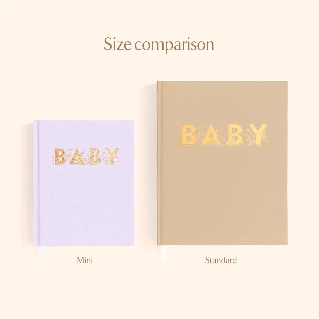 Fox & Fallow Mini Baby Book LILAC