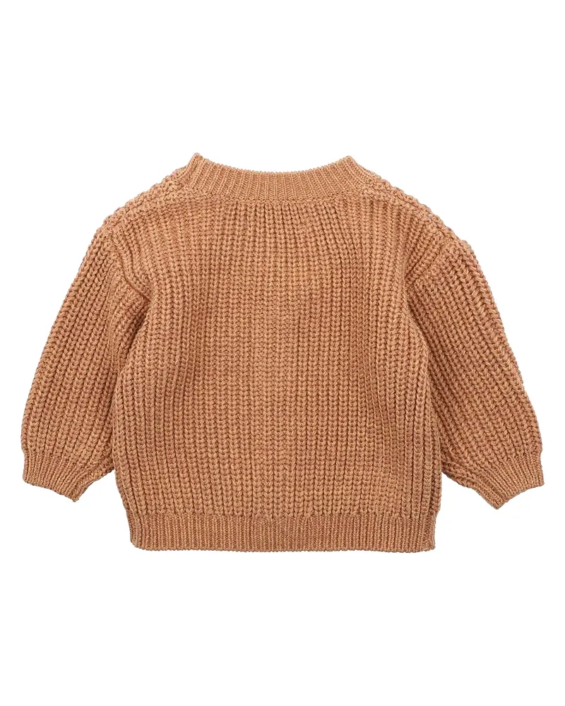 Fox & Finch Starlette Knitted Cardigan - Caramel