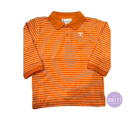 Game Day - Tennessee Orange Stripe LS Polo