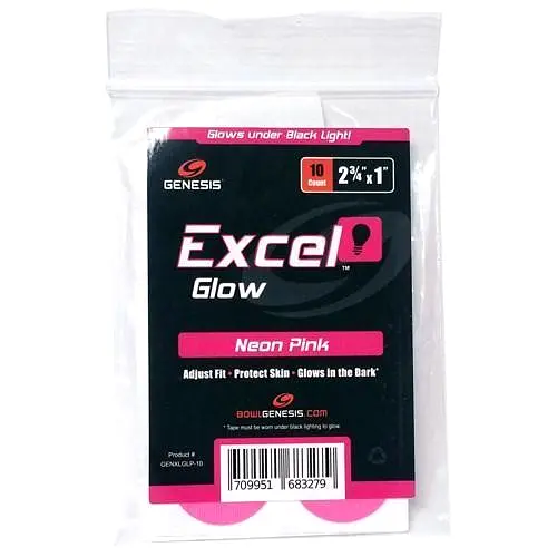 Genesis Excel Glow Performance Bowling Tape Neon Pink 10ct