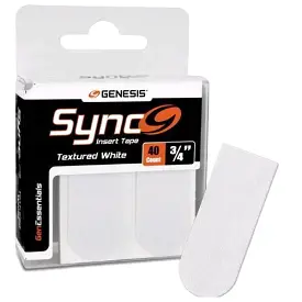 Genesis Sync White 3/4 Insert Bowling Tape 40ct