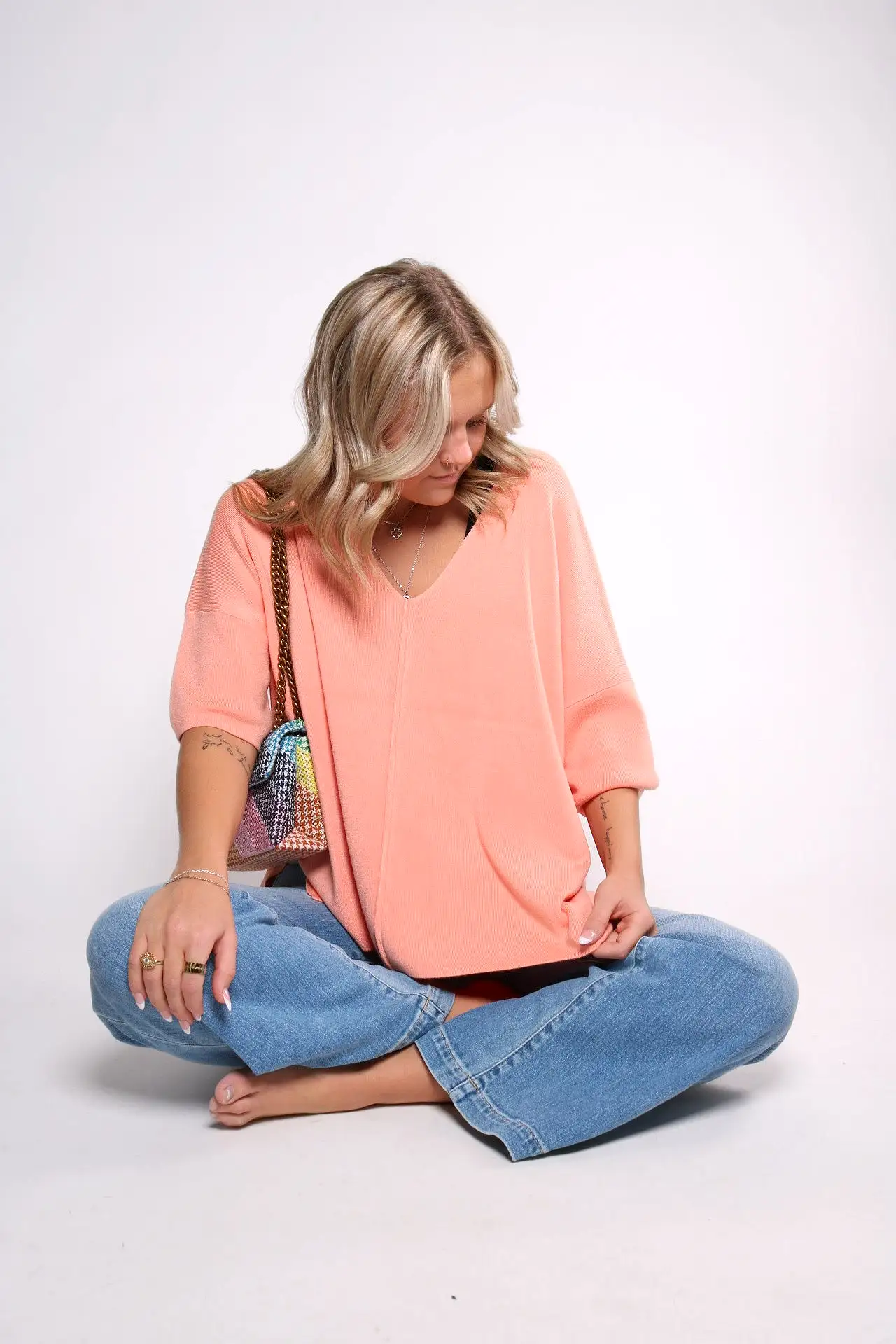 Georgia Peaches Knit Top