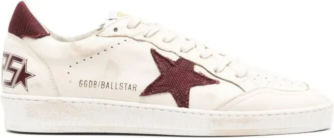 Golden Goose Ball Star leather sneakers Neutrals