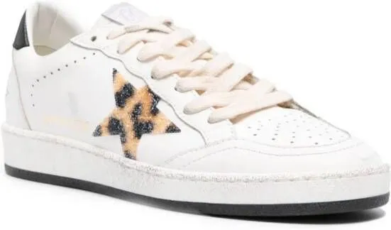 Golden Goose Ball Star leather sneakers White