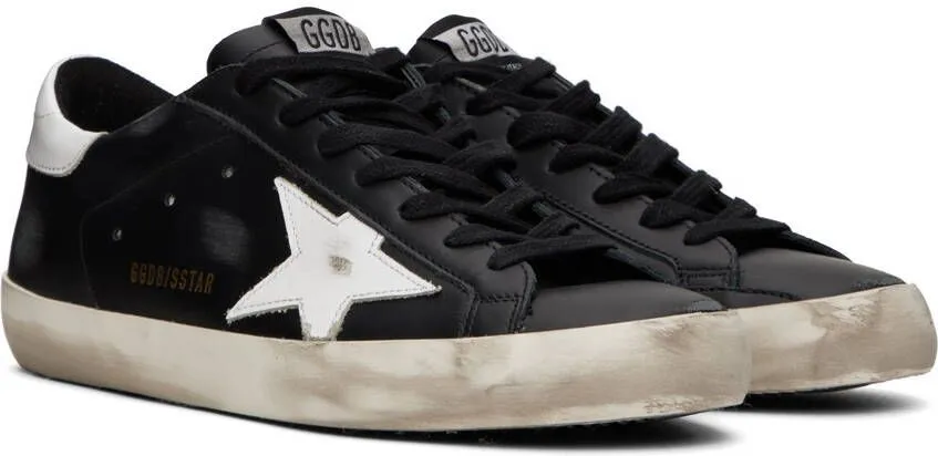 Golden Goose Black Super-Star Sneakers