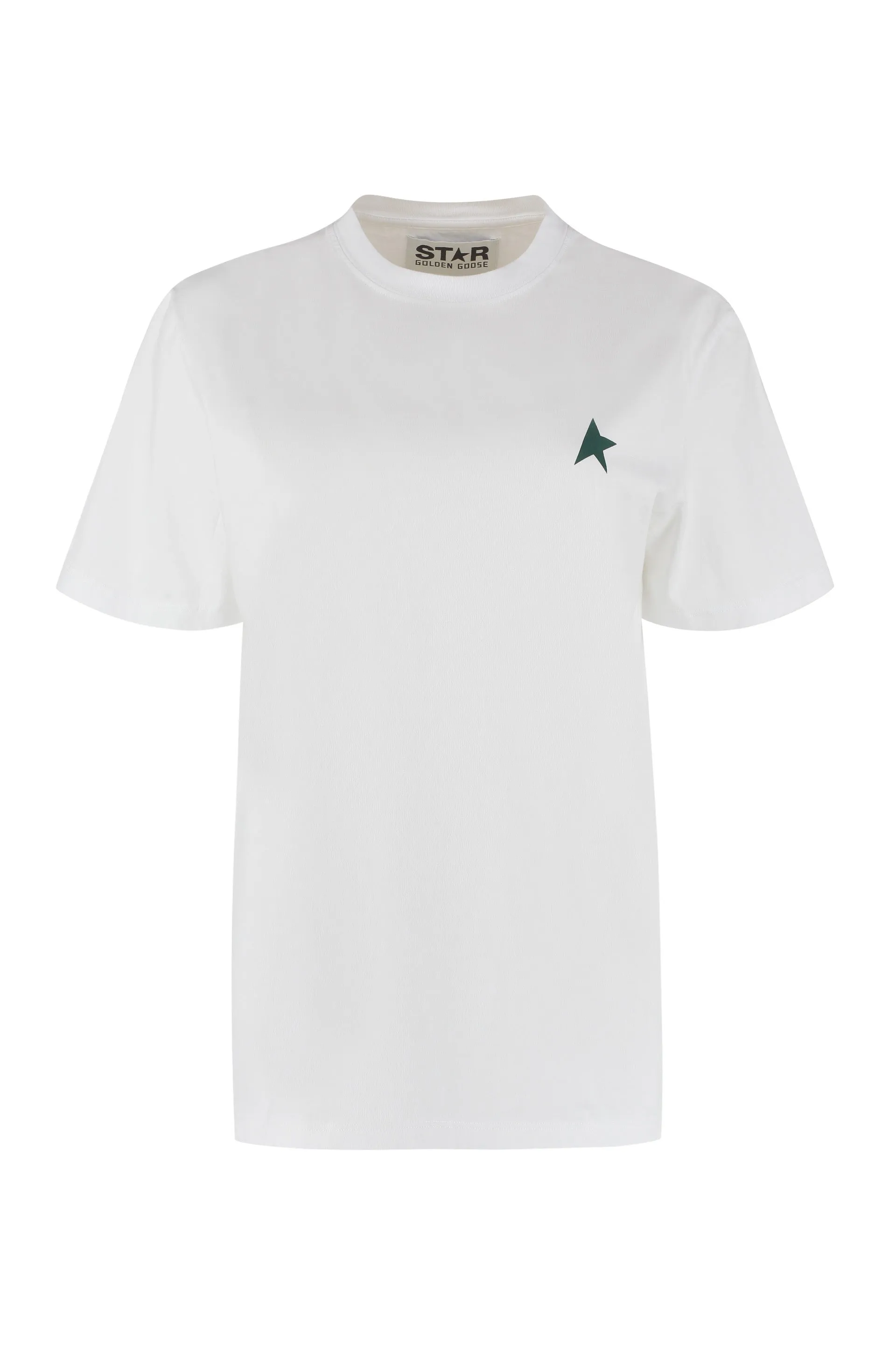 Golden Goose Deluxe Brand Logo Printed Crewneck T-Shirt