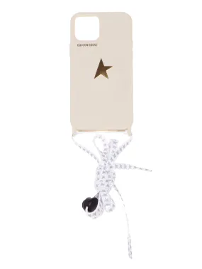 Golden Goose Deluxe Brand Star Printed Neck Strapped iPhone 12/12 Pro Case