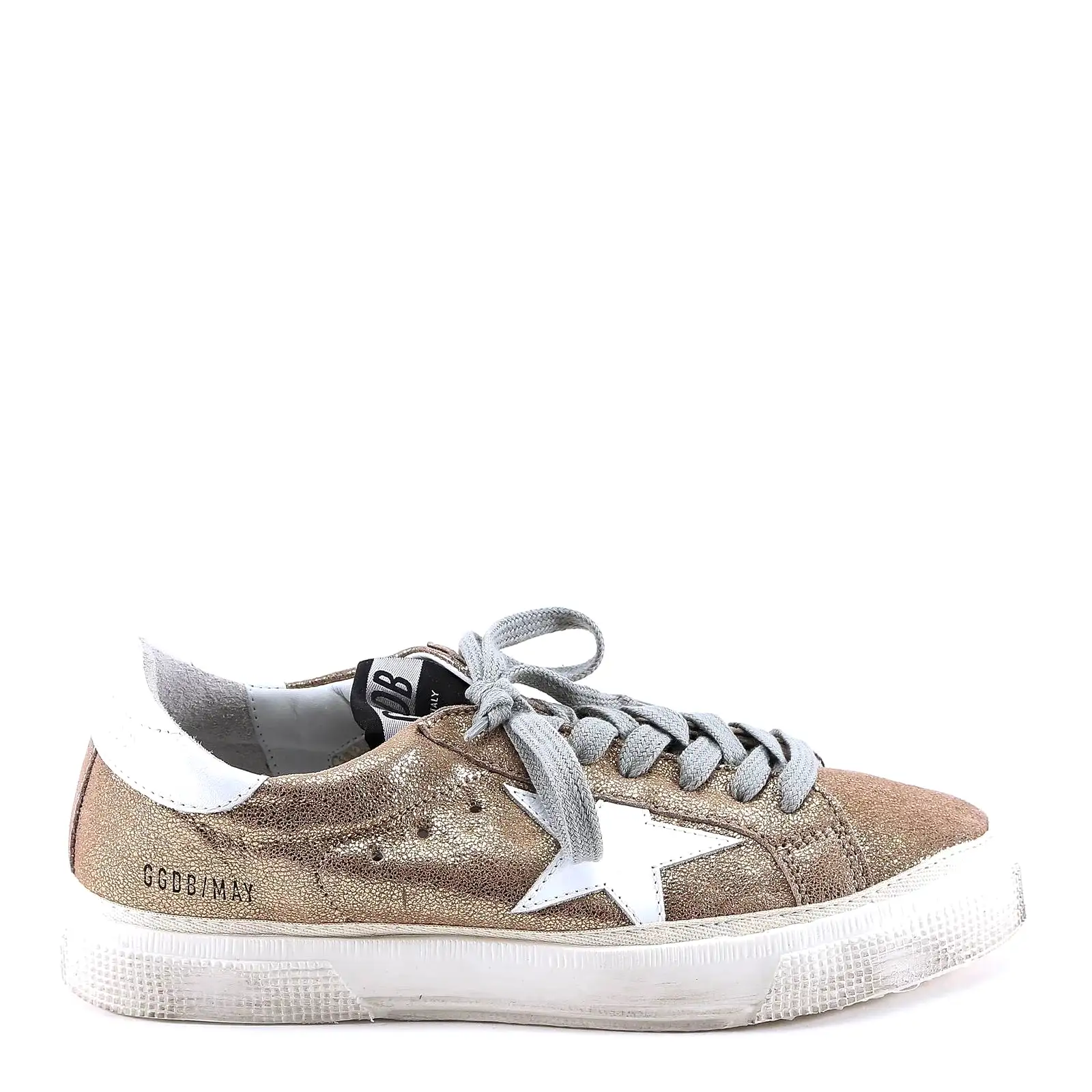 Golden Goose Deluxe May Glitter Sneakers