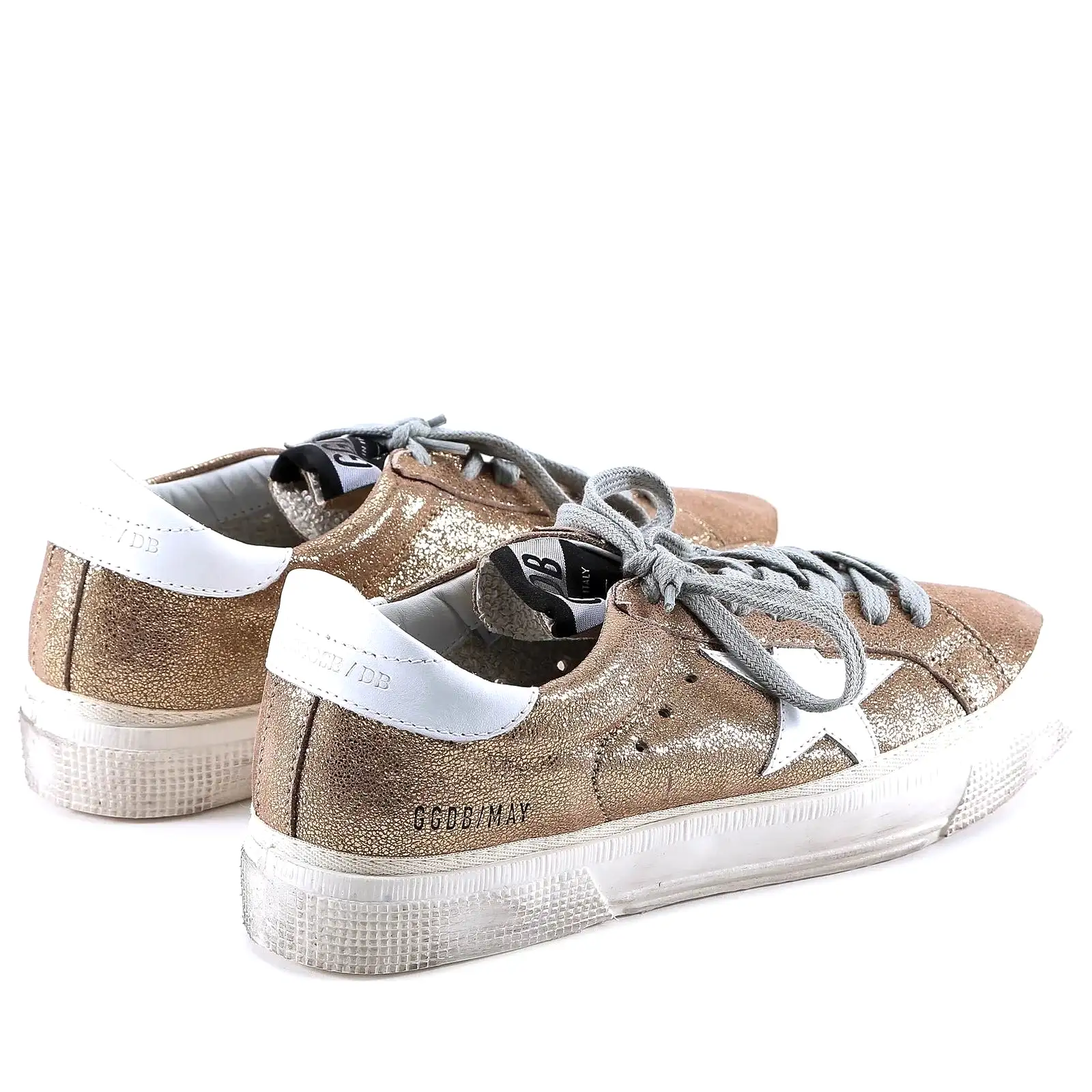 Golden Goose Deluxe May Glitter Sneakers