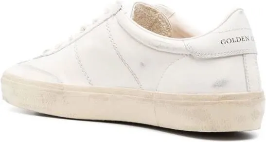 Golden Goose distressed-effect leather sneakers White