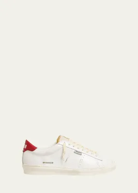 Golden Goose Matchstar Bicolor Leather Low-Top Sneakers