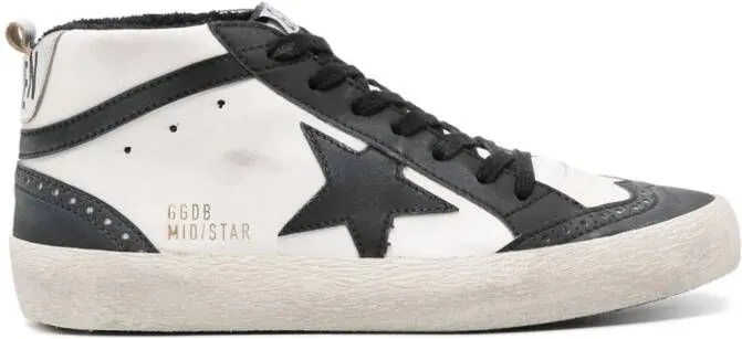 Golden Goose Mid Star high-top sneakers White