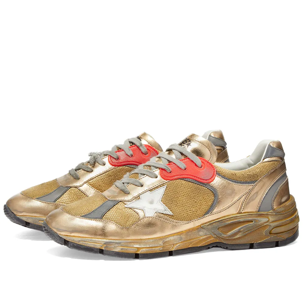 Golden Goose Running Dad SneakerGold & White