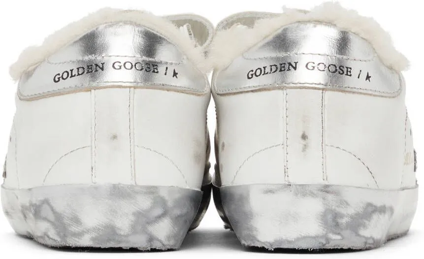 Golden Goose Shearling & Glitter Old School Sneakers