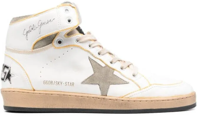 Golden Goose Sky-Star high-top sneakers White